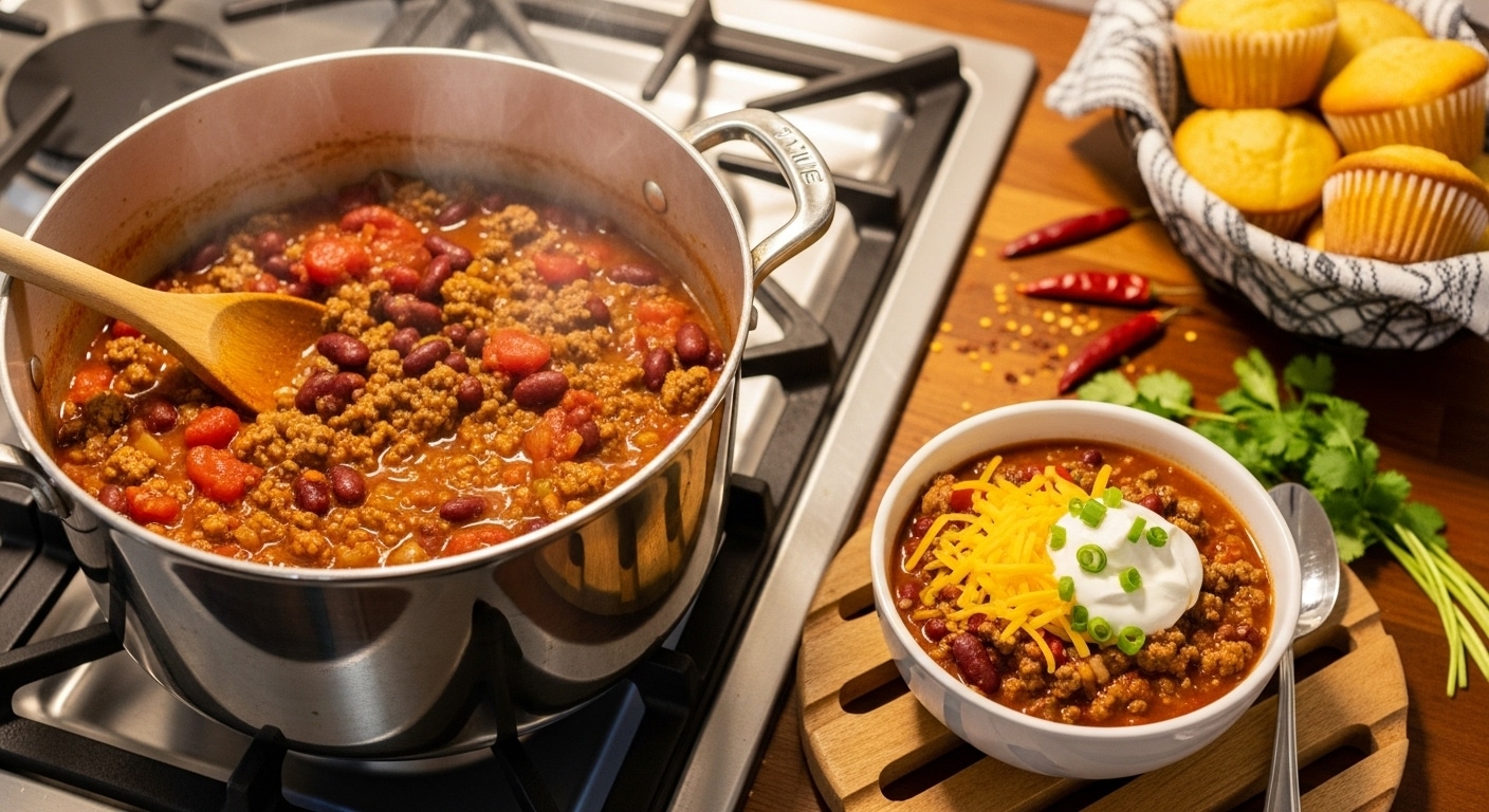 Quick & Easy Stovetop Ground Beef Chili: Weeknight Hero